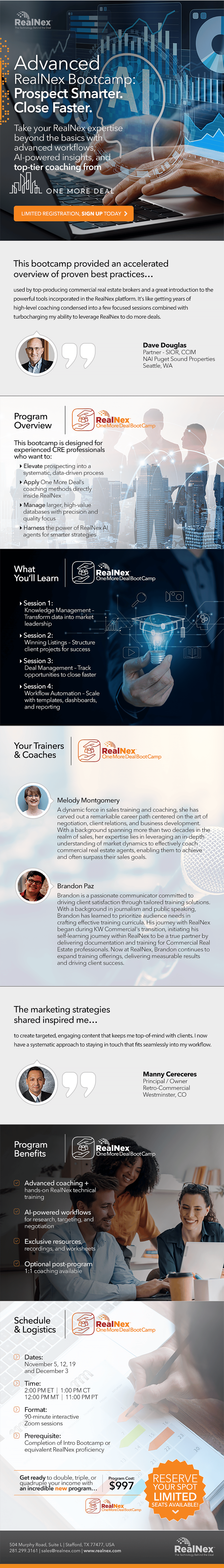 Advanced RealNex Bootcamp: Prospect Smarter. Close Faster - 11052025