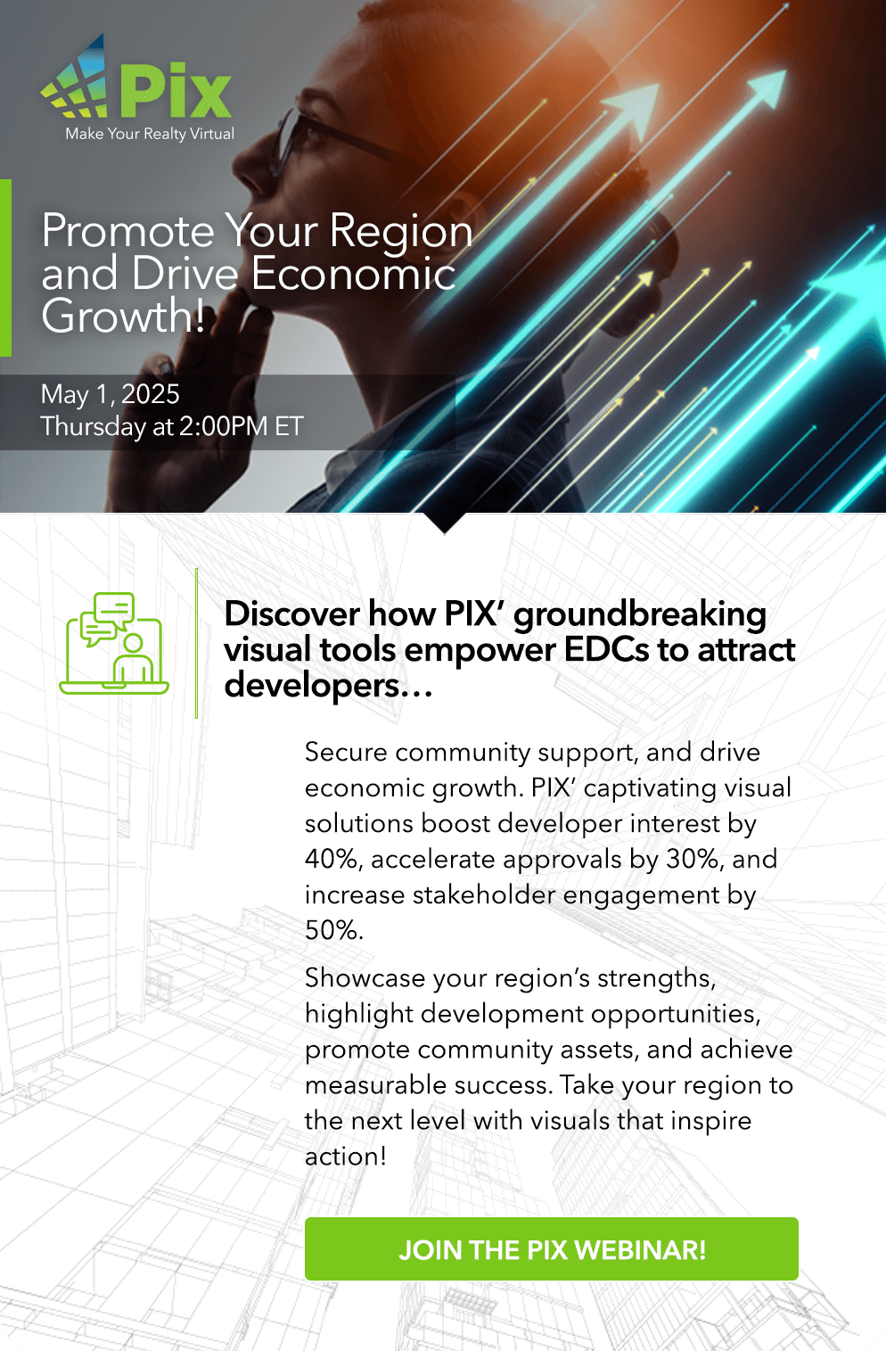 Pix Webinar Series: Promote Your Region and Drive Economic Growth! - May 1, 2025
