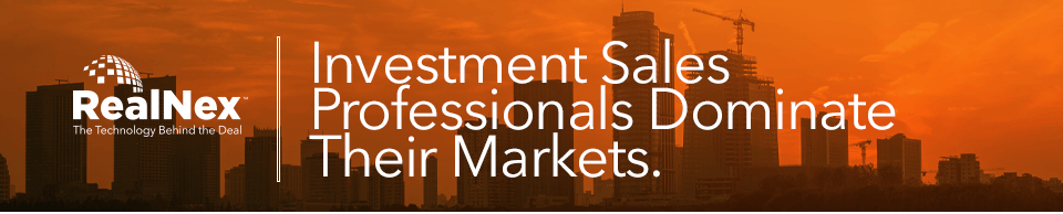 RealNex Investment Sales Professionals Dominate Their Markets.